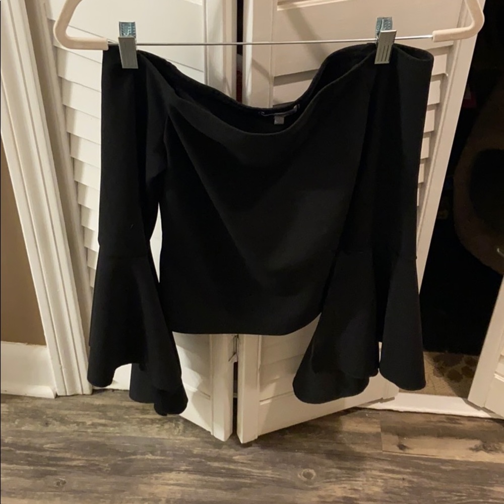 Charlotte Russe size small off shoulder tunic